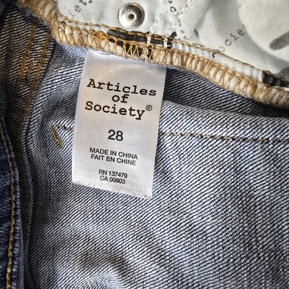 Articles of Society Distressed Jeans Sz 28 - Picture 4 of 5